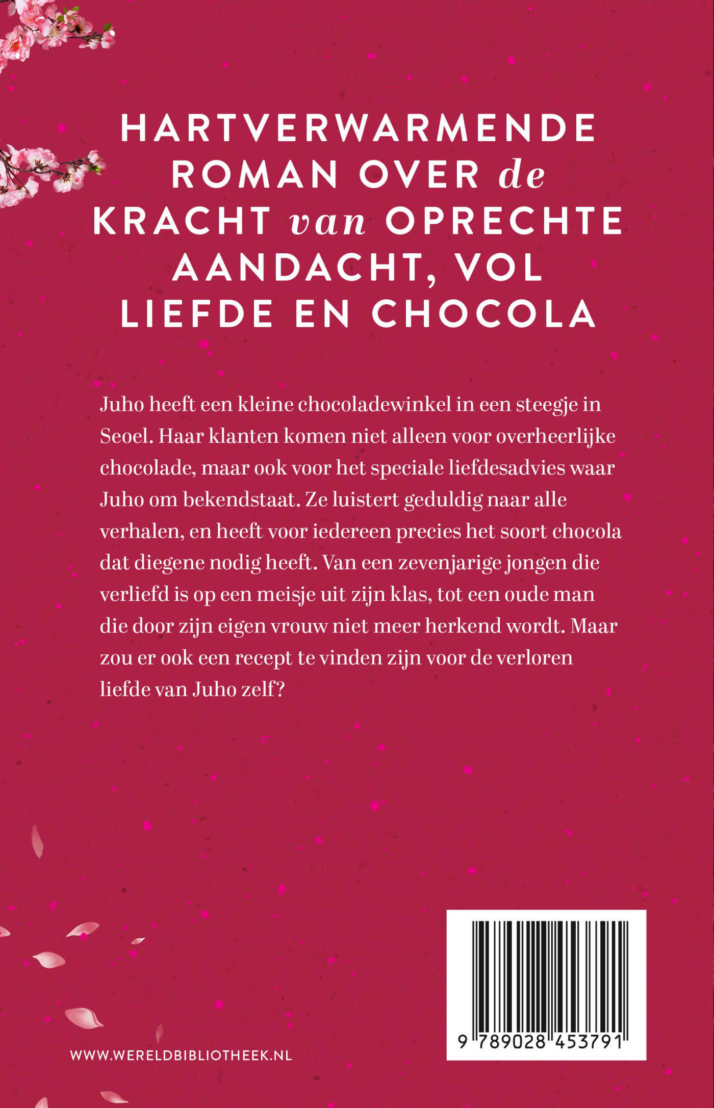 De chocoladewinkel van verloren liefdes achterkant