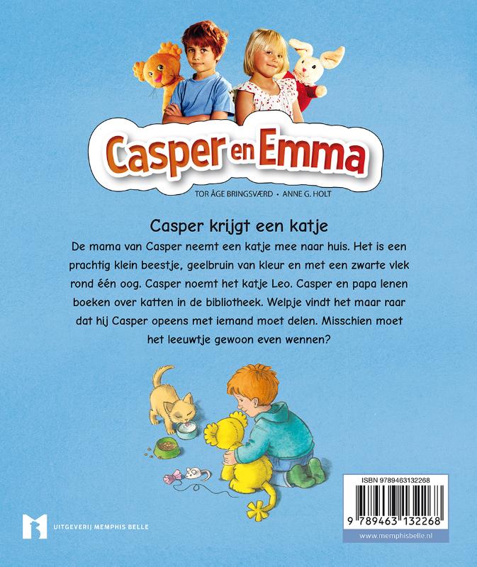 Casper krijgt een katje / Casper en Emma achterkant