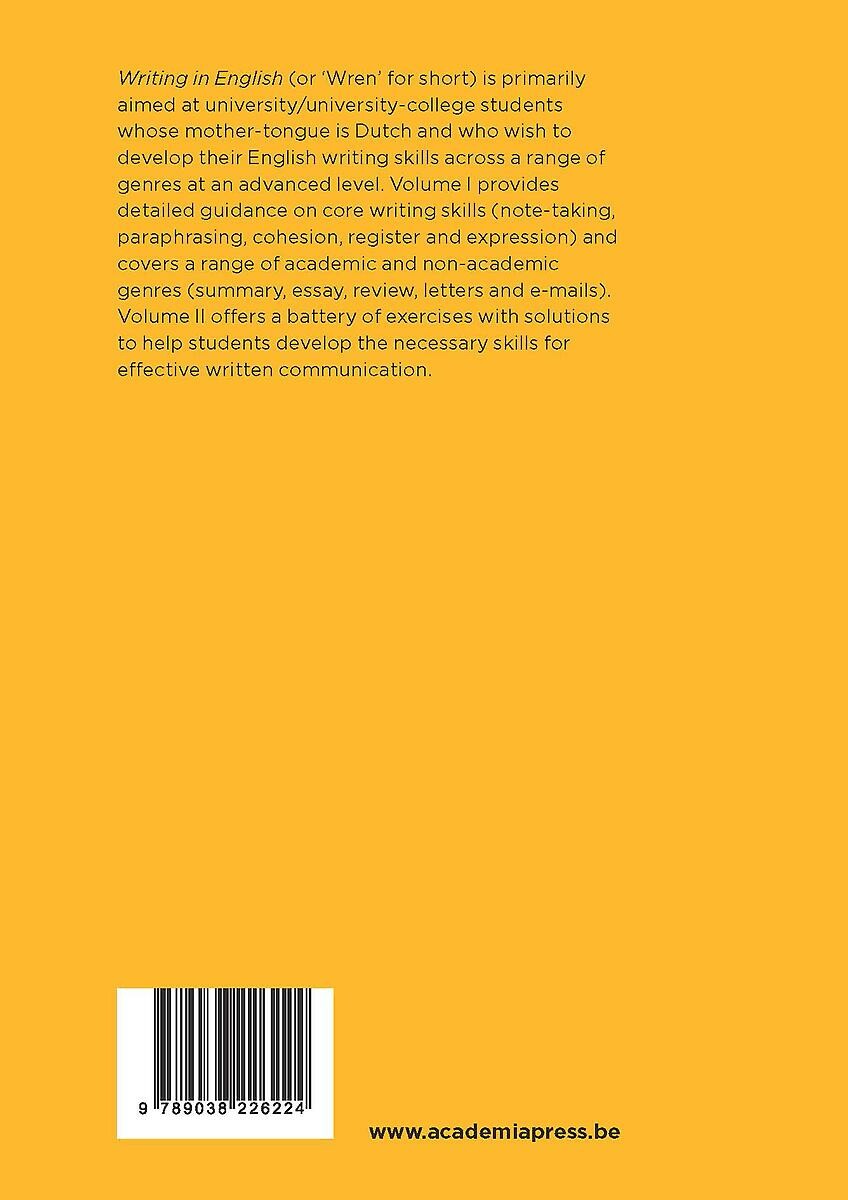 Writing in English 2016 achterkant