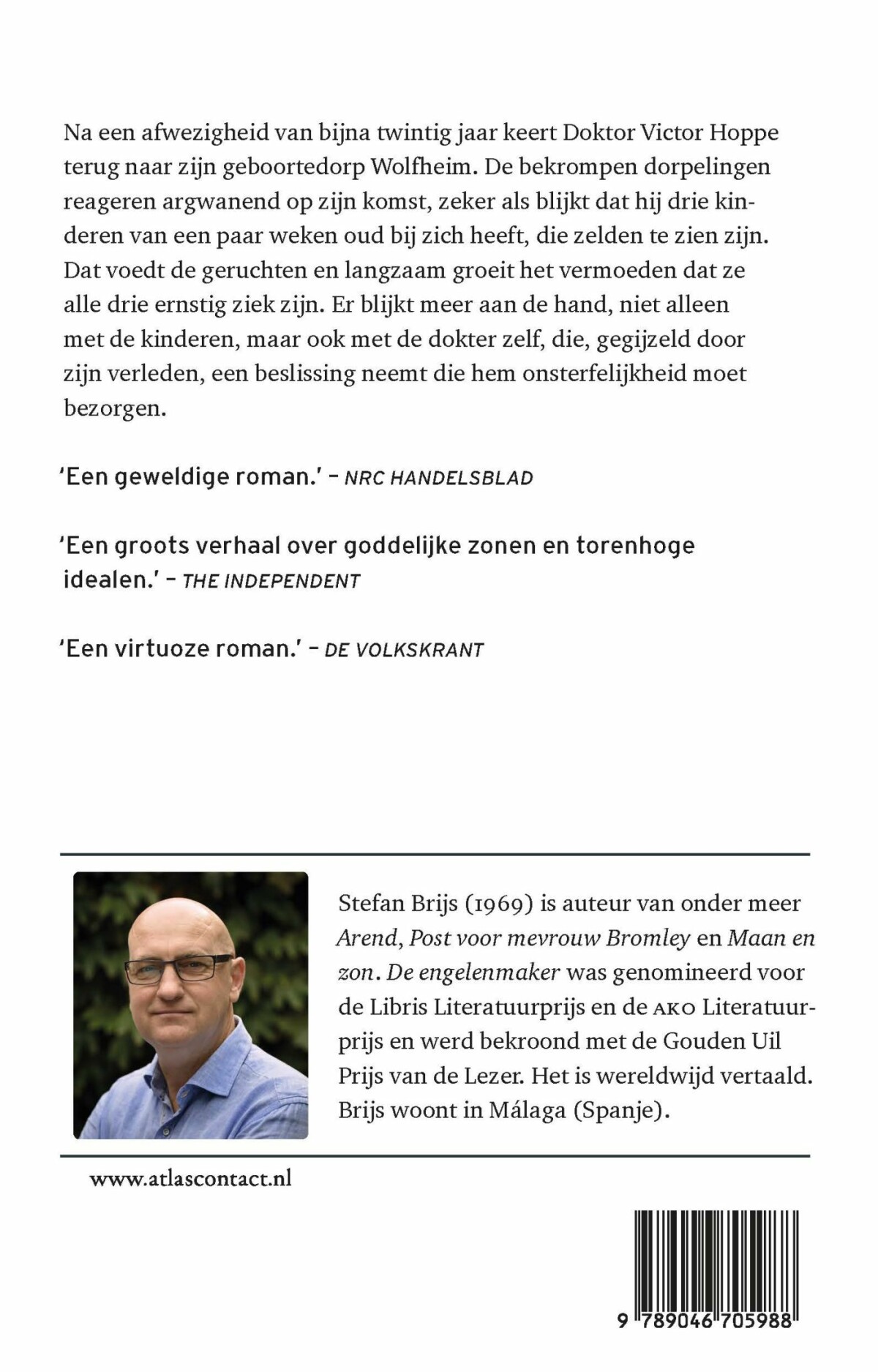 De engelenmaker achterkant