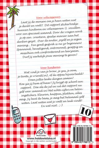 Rapport voor jou! / Rapport voor... / 7 achterkant