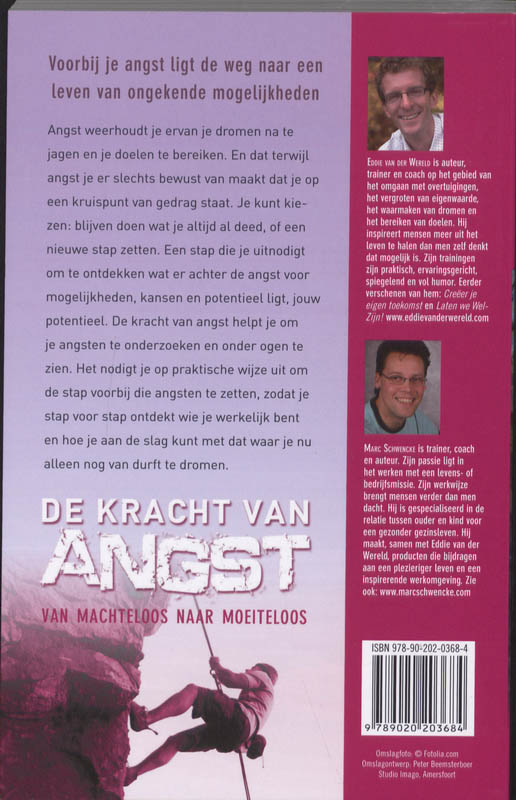 De kracht van angst achterkant