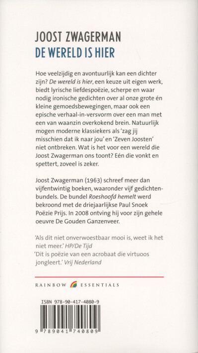 Rainbow essentials 75: De wereld is hier / Rainbow essentials / 75 achterkant