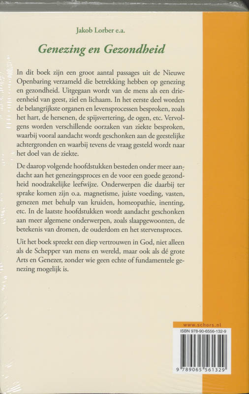 Genezing en gezondheid achterkant