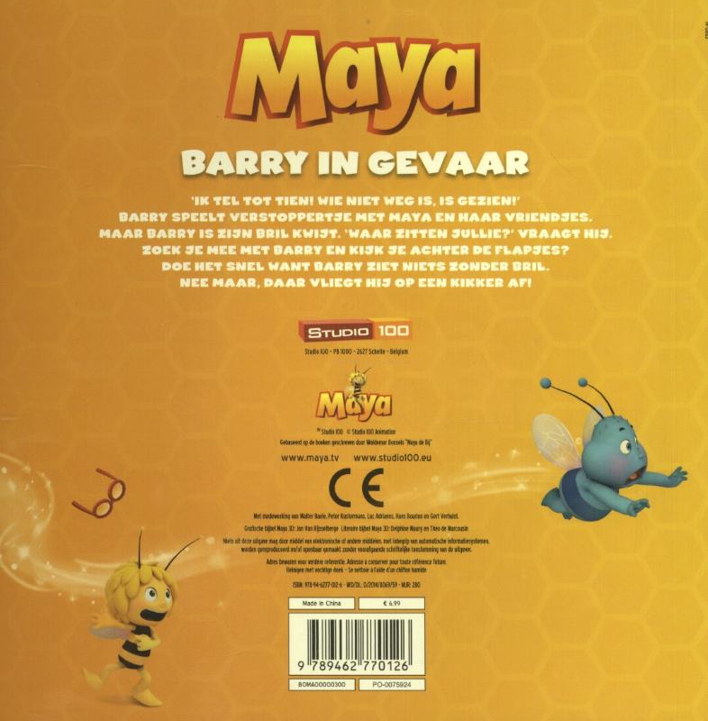 Maya - Barry in gevaar achterkant