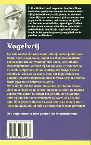 Vogelvrij en De Paardentemmer achterkant