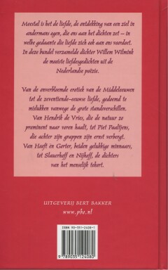 Ik heb de liefde lief achterkant