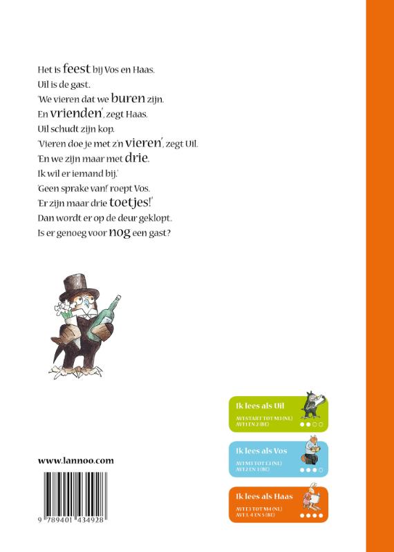 Vos en Haas - Vieren feest achterkant
