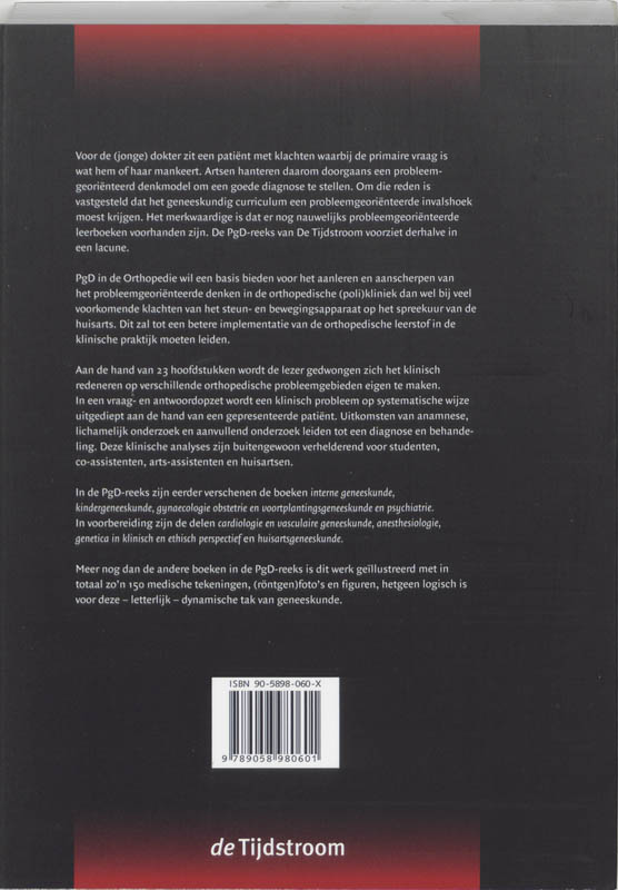 Probleemgeorienteerd denken in de orthopedie Probleemgeorienteerd denken in de orthopedie achterkant