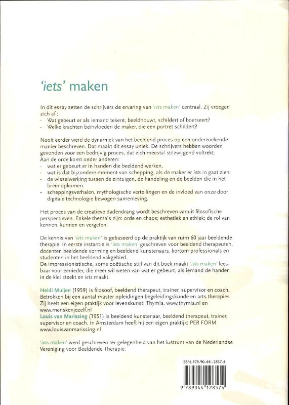 `Iets´ maken achterkant