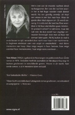 Europese thrillers van wereldniveau Vrouw in de nacht / Europese thrillers van wereldniveau achterkant