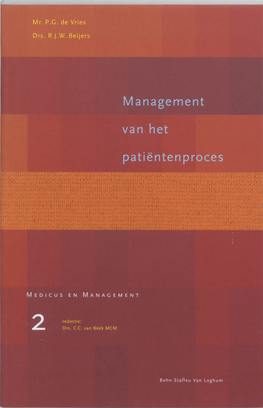 boekenbalie_9789031327805_cover Management van het patientenproces / Medicus & Management / 2