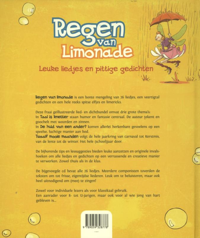 Regen van limonade achterkant