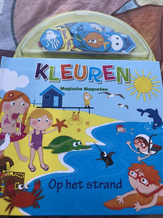 Magische magneten, kleuren op het strand