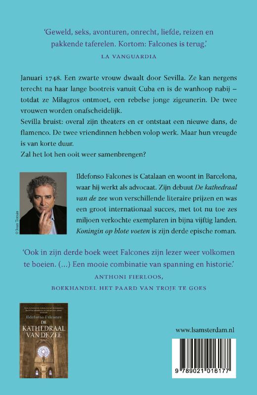 Koningin op blote voeten achterkant