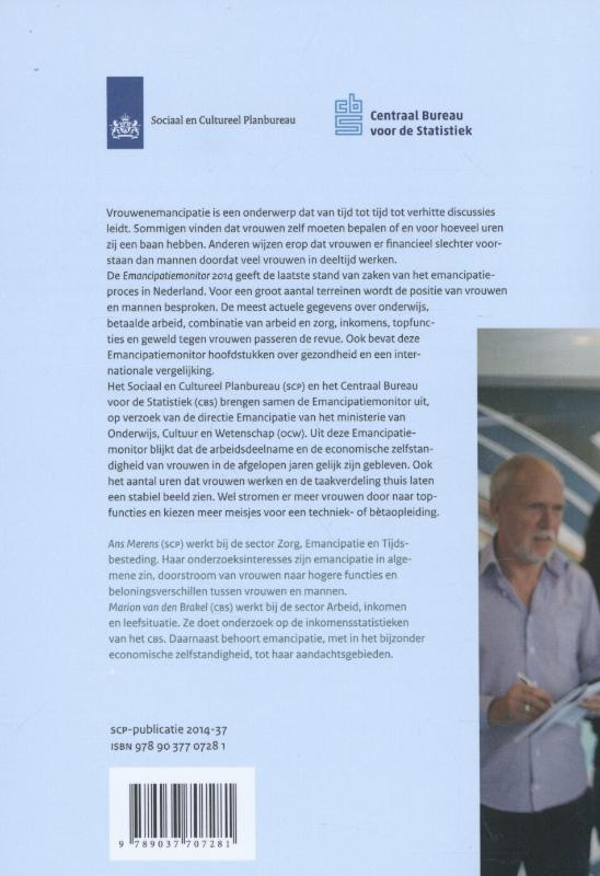 Emancipatiemonitor / 2014 / SCP-publicatie / 2014-37 achterkant