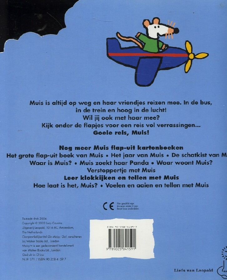 Goeie reis, Muis ! / Liefs van Leopold achterkant