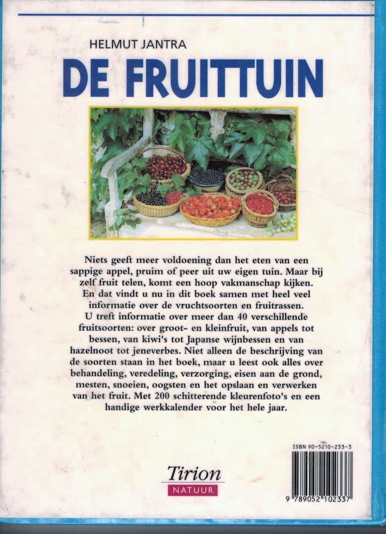FRUITTUIN, DE / Bloemen en planten achterkant
