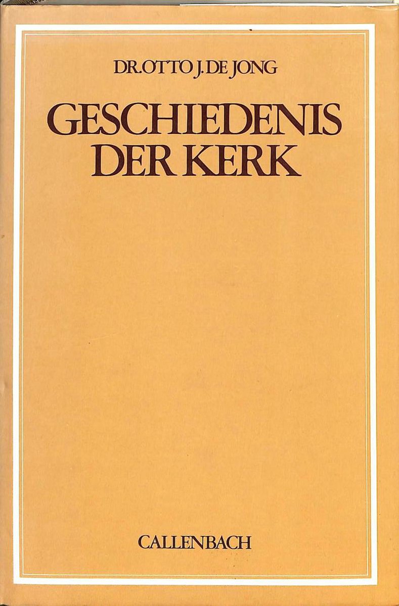 Geschiedenis der kerk