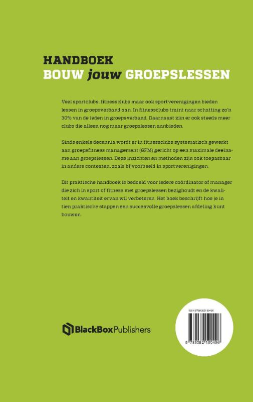 Handboek bouw jouw groepslessen achterkant