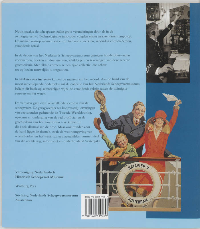 Verhalen van het water / Jaarboek Vereeniging Nederlandsch Historisch Scheepsvaartmuseum / 1997 achterkant