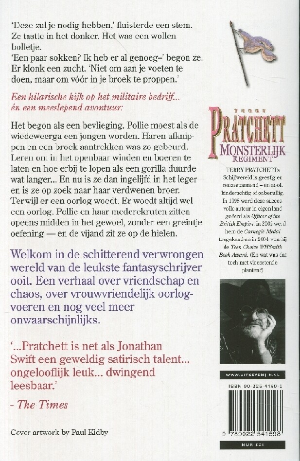 Monsterlijk regiment / Schijfwereld-romanserie / 28 achterkant