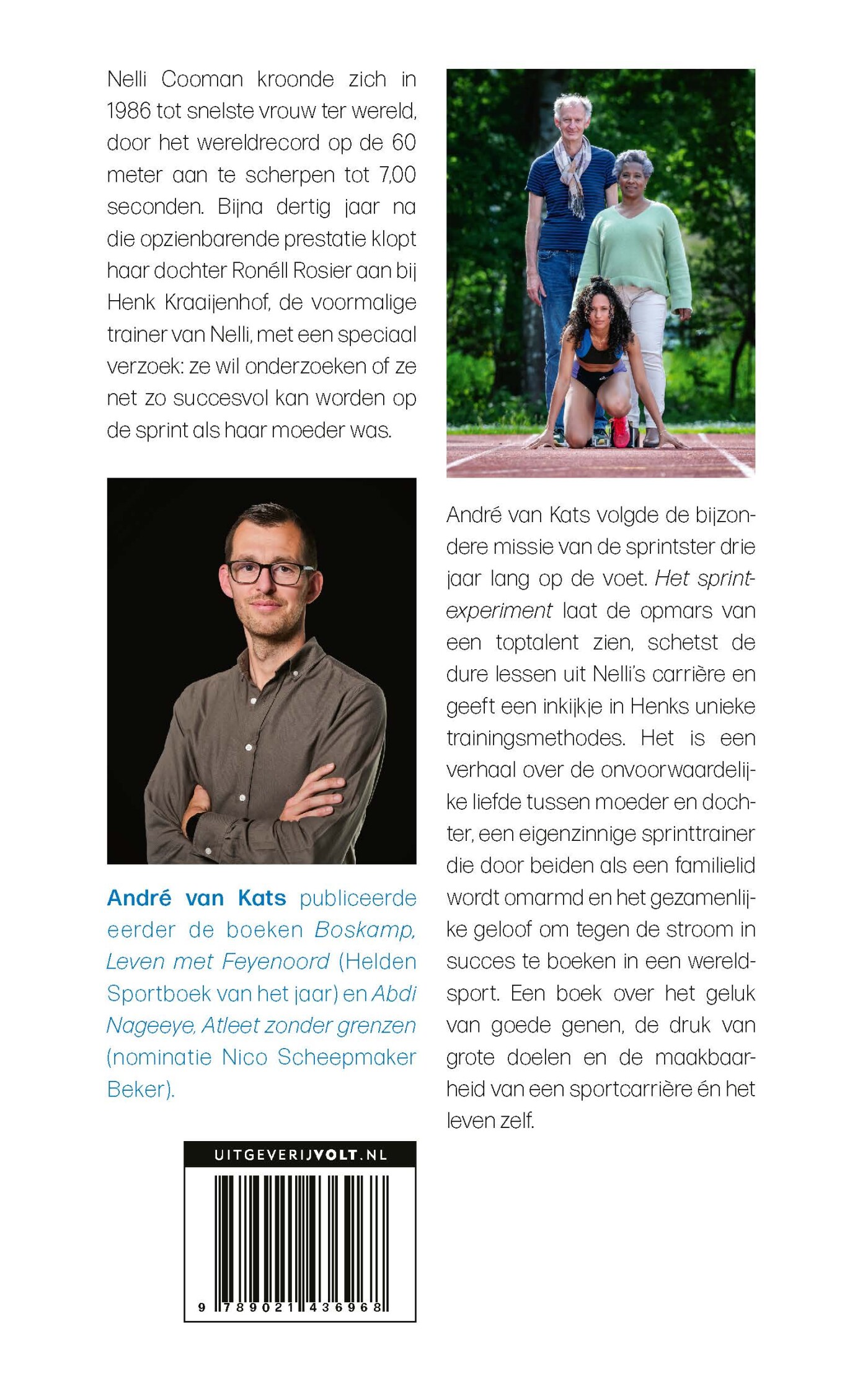 Het sprintexperiment achterkant