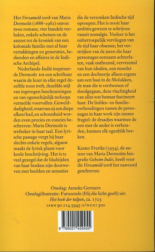 Verzameld werk achterkant