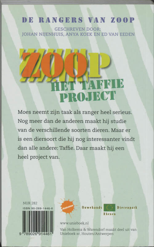 Zoop Het Taffie Project achterkant