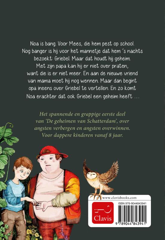 Griebel / De geheimen van Schatterdam achterkant