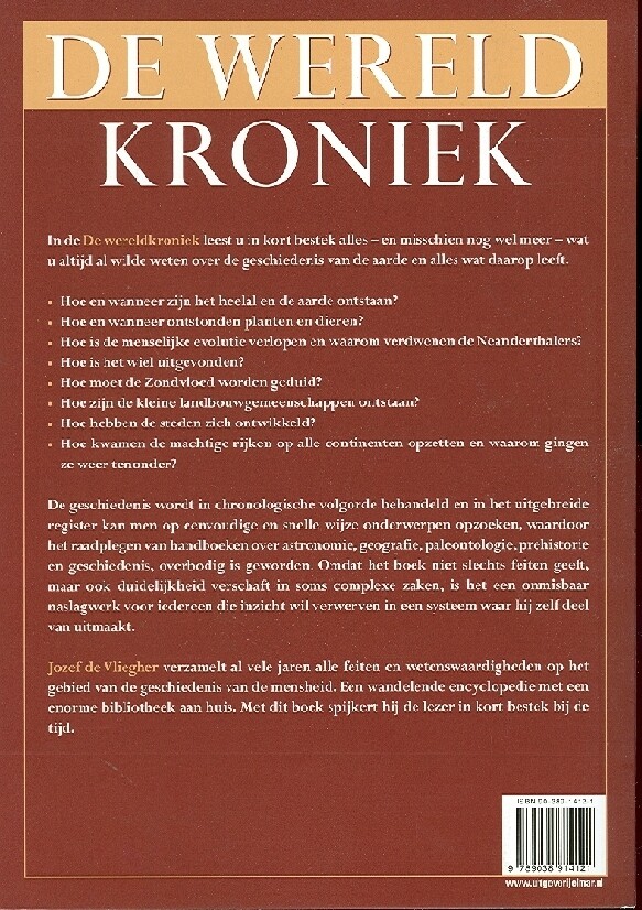 Wereldkroniek achterkant