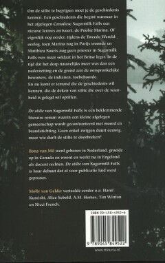 De stilte van Sugarmilk Falls achterkant