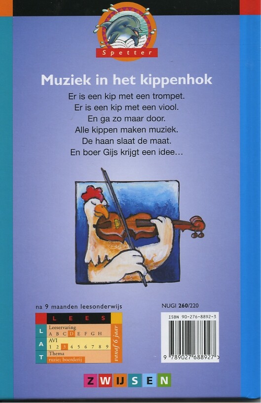 Muziek in het kippenhok / Spetter achterkant