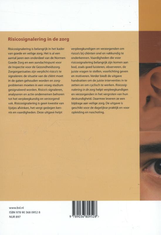 Risicosignalering in de zorg achterkant
