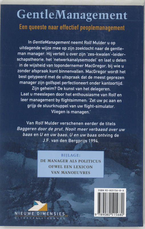 Gentle Management achterkant
