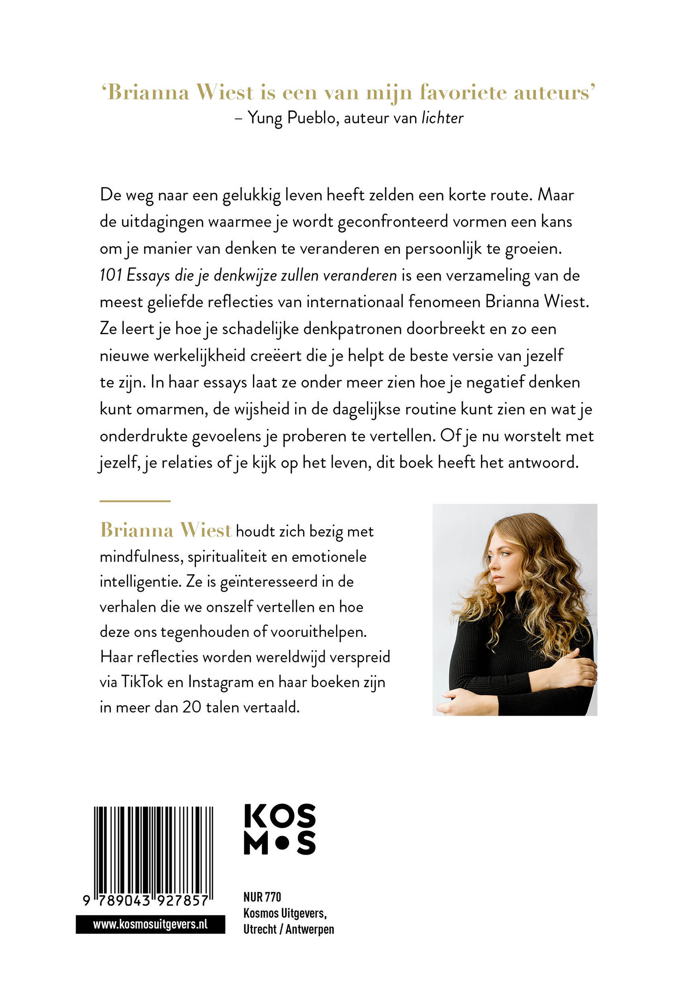 101 essays die je denkwijze zullen veranderen achterkant