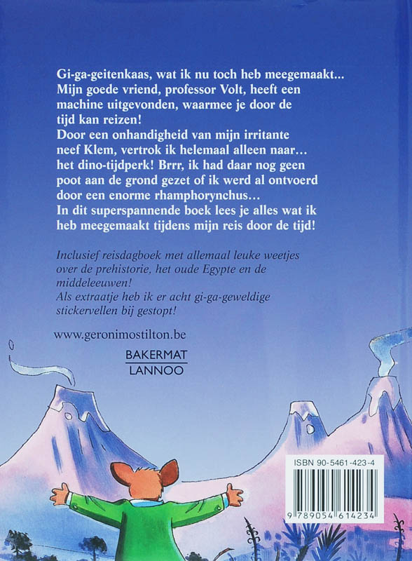 Reis door de tijd / Geronimo Stilton / 1 Reis Door De Tijd 1_Geronimo Stilton achterkant