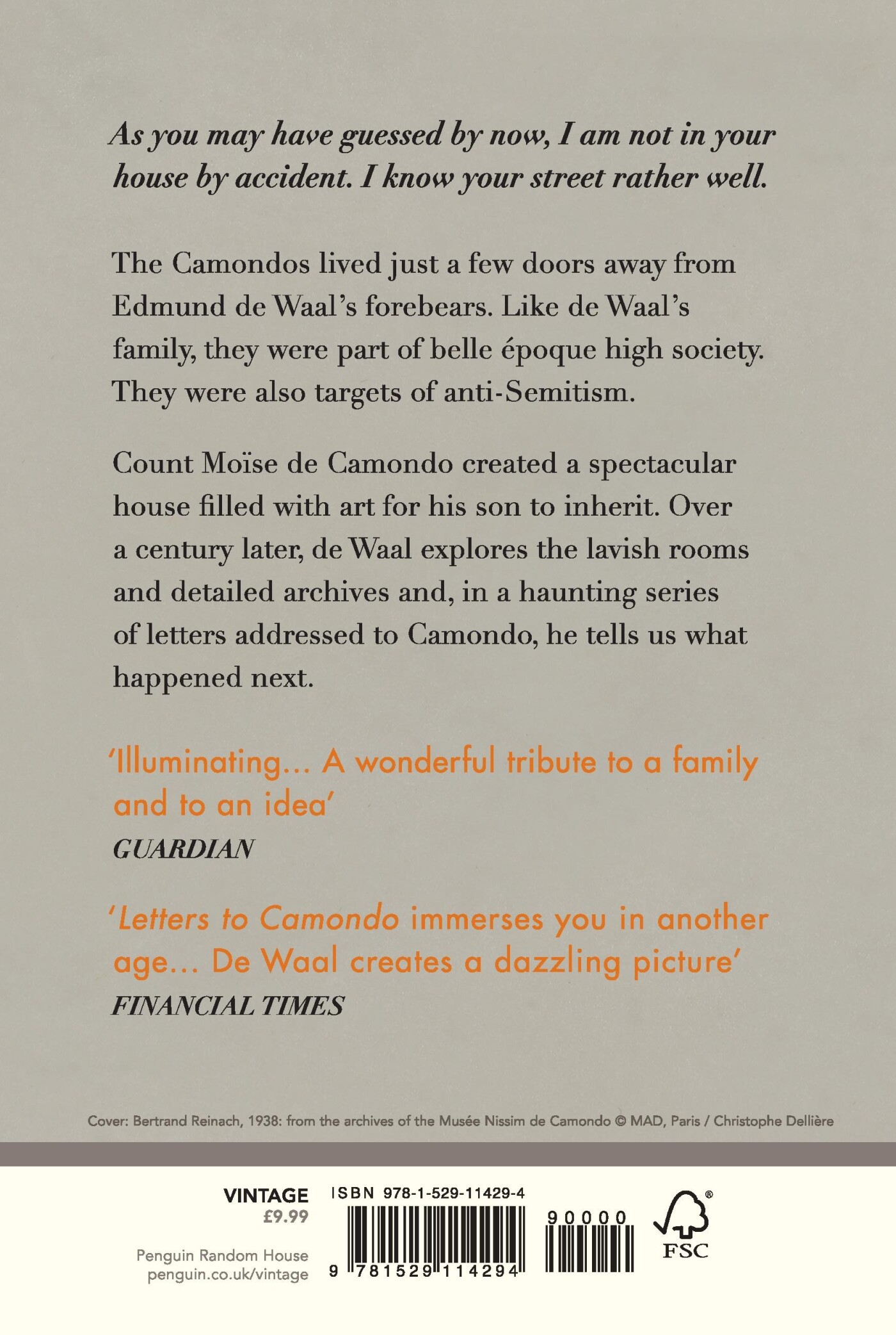 Letters to Camondo achterkant
