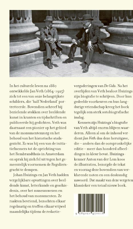 Leven en werk van Jan Veth achterkant