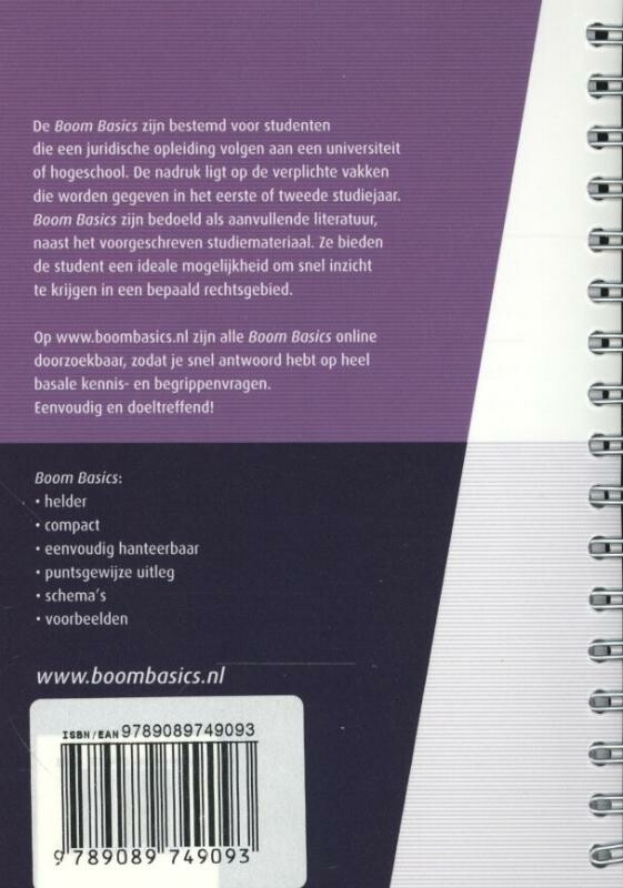 Europees recht / Boom Basics achterkant