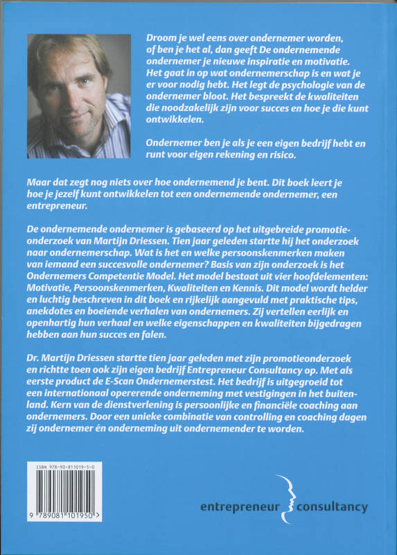 De ondernemende ondernemer De ondernemende ondernemer achterkant