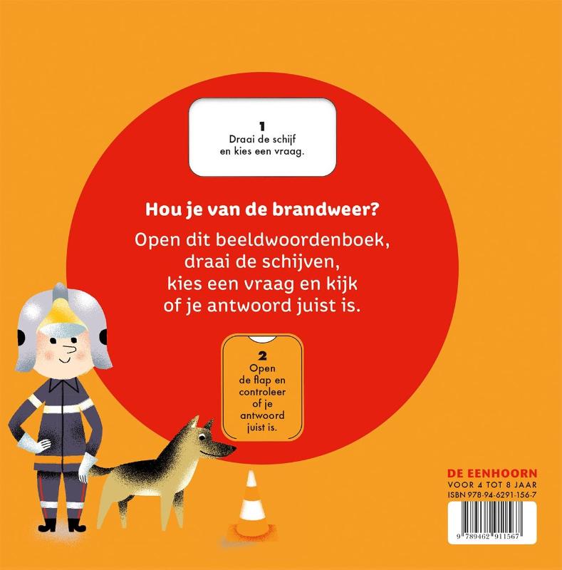 De brandweer - Beeldwoordenboek achterkant