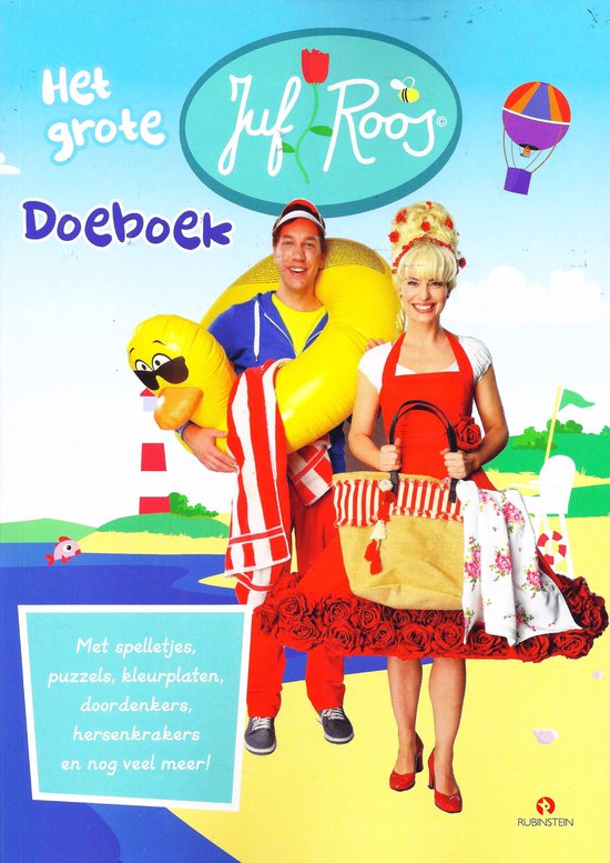 Het Grote Juf Roos Doeboek - Spelletjes, Puzzels, Kleurplaten, Doordenkers, leuke verhalen en nog veel meer! Meer dan 130 pagina's Dik!