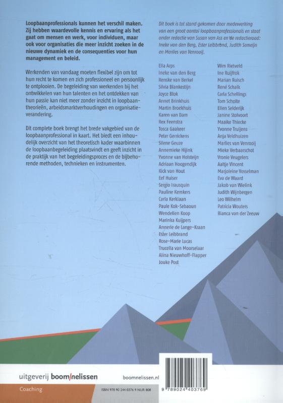 Het complete loopbaanboek achterkant