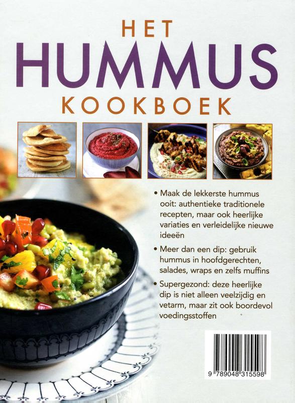 Het hummus kookboek Het hummus kookboek achterkant