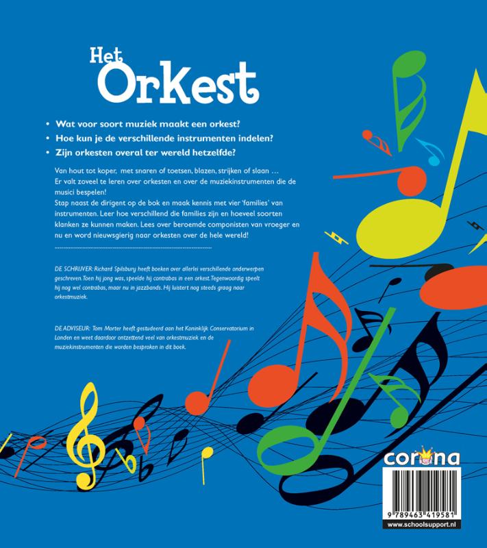 Het orkest achterkant