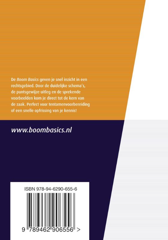 Boom Basics Bestuursrecht / Boom Basics achterkant