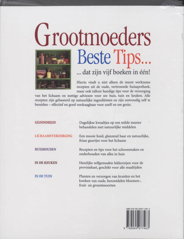 Grootmoeders Beste Tips achterkant