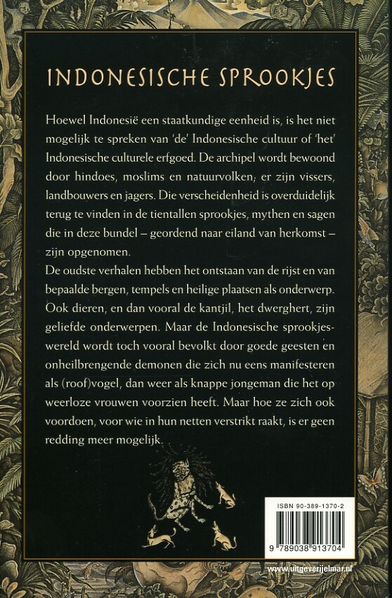Indonesische sprookjes achterkant