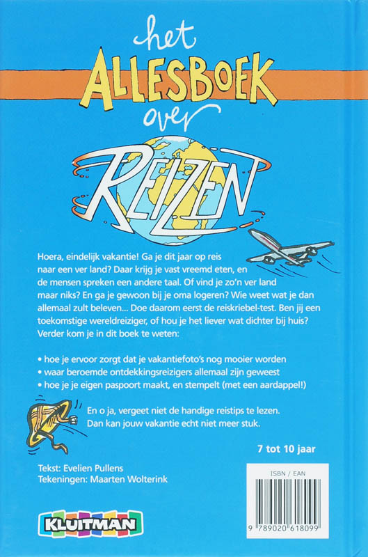 Het allesboek over reizen / Het allesboek over achterkant